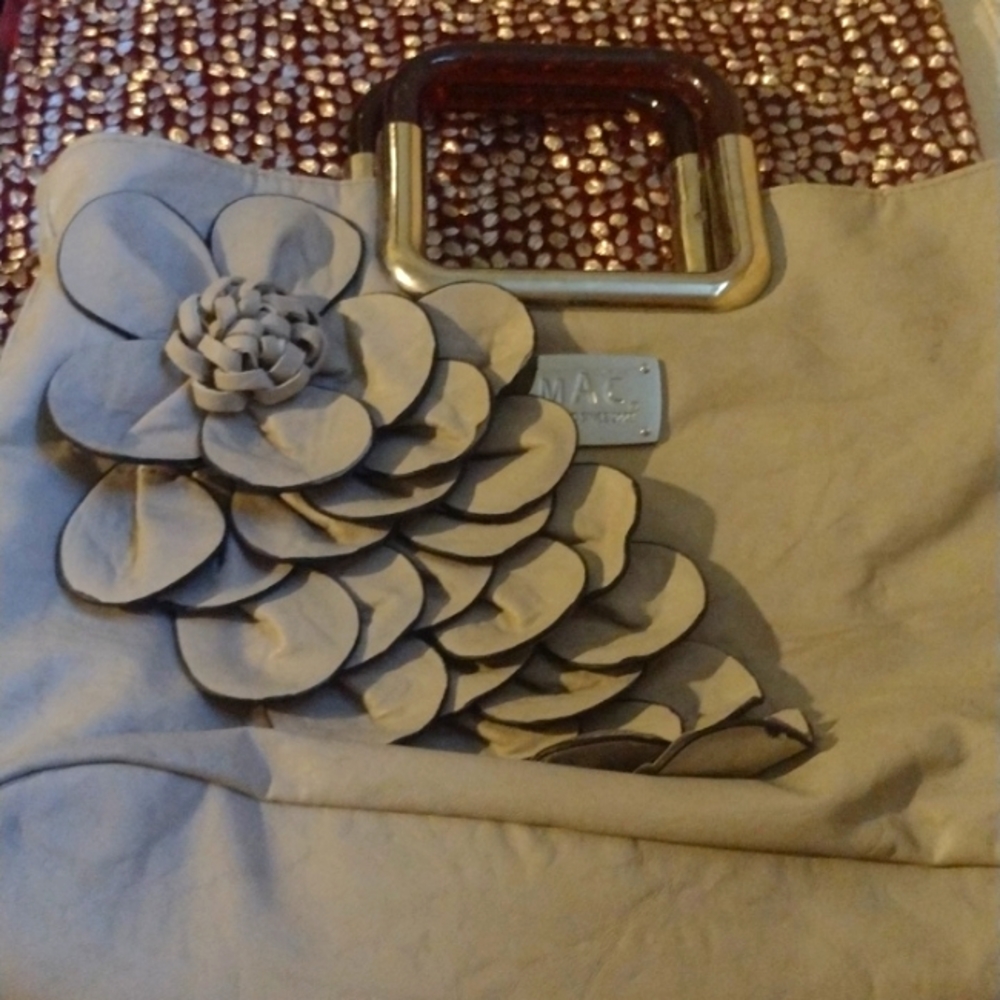 MAC leather purse